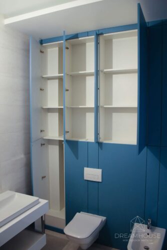 Функциональная стена санузла