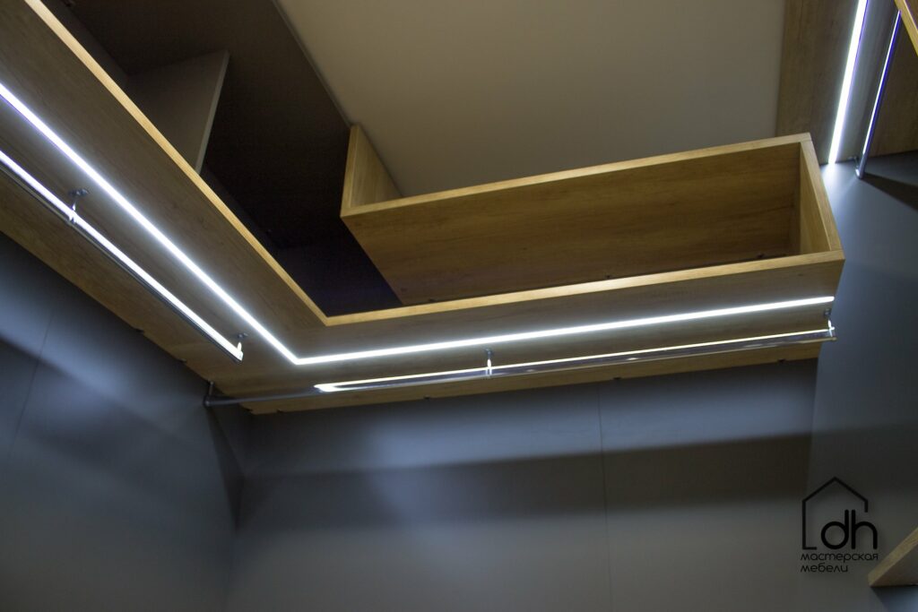 Гардеробная со складной дверью